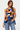 Geometric Color- Block Sleeveless Blouse - Size: S/M