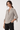 Greige Blouse with Tie Cuffs- Size: S/M
