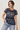 Sheer Lace Top in Navy- Size: M