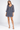 Chiffon Dress with Wide Scoop Neckline - Size: S/M