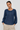 Anchor Pattern Blouse in Lightweight Fabric- Size: XS