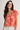 Coral Tones Blouse in Rayon- Size: S