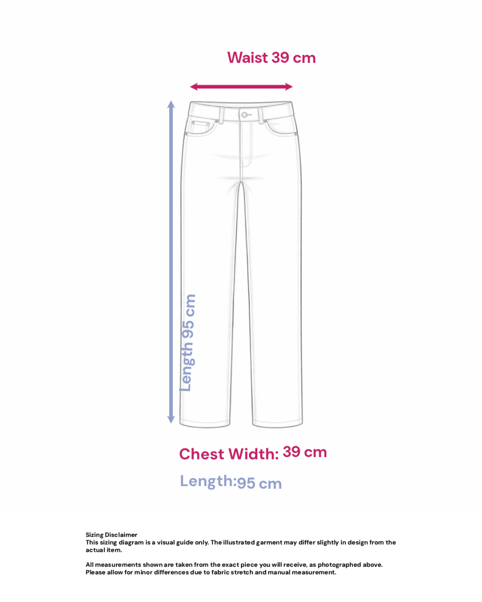 Lightweight Denim Jeans in Slim-Fit Look - Size: S/M — measurements