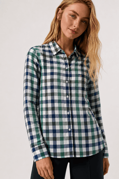 GANT Checkered Button-Up Shirt - Size: S