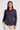 Dark Navy Floral Shirt in All Cotton- Size: XL