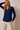 Navy Floral Printed Shirt - Size: XS