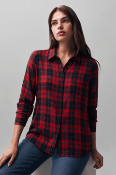 ♦︎ Plaid Flannel Shirt - Size: M