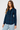 Ruffled Cotton Blouse in Deep Colors- Size: M