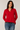Basic Shirt in Vibrant Red- Size: XS