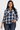 Blue Color Palette Tartan Shirt - Size: XL