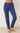 Blue Patterned Pants - Size: S