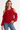 Cold Shoulder  Blouse with Ruffle Detail- Size: XS