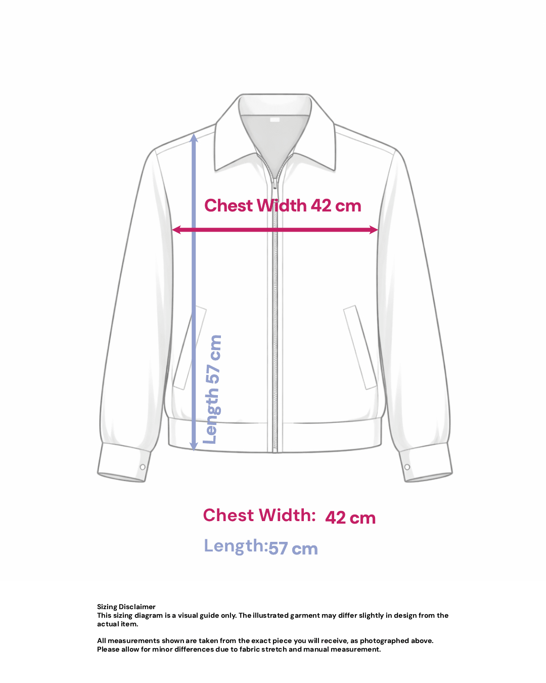 Cotton Cargo Jacket in Stone- Size: XXS/ XS — measurements
