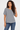 Crew Neck Patterned Top - Size: S