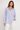Crisp Cotton Shirt in Soft Pink and Blue - Size: XL