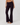 Deep Plum Flared Leg Pants - Size: M