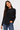 Embroidered  Viscose Blouse in Black - Size: S