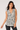 Flowery Sleeveless Blouse in Cream Base- Size: M