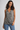 Grey Base Wrap Top - Size: M