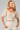 Linen Viscose Blouse in Cream Tones- Size: L