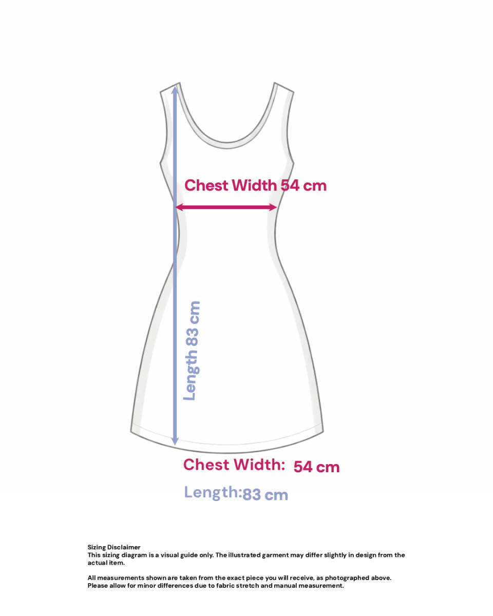 Magenta Scoop Neck Dress with Pleat Detail- Size: M — measurements