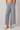 Striped Wide Leg Pants with Pleats - Size: S/M