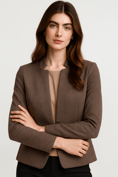 Structured Blazer with Micro-pattern-Size: S