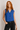 Royal Blue Chiffon Blouse - Size: XS