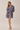 Boho-style Tunic/Dress in Blue Mix - Size: XXL