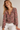 Casual Blouse in Raspberry Ecru- Size: M