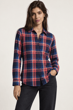 Levi's Plaid Shirt in 100% Cotton- Size:XS/S