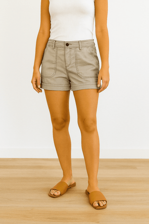 100% Cotton Cargo Shorts Size: S