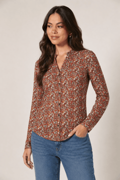 All Cotton Shirt with Vibrant Colors- Size: M