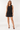Black Beaded Neckline Sleeveless Dress - Size: L