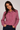 All Cotton Shirt in Pink and Grey- Size: M/L