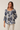 Cotton Silk Blouse in Swirl Print- Size: M