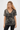 Monochrome Abstract Pattern Blouse - Size: M