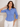 Sky Blue Fitted Shirt - Size: S
