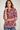 Speckled Print Blouse in Magenta- Size: M