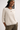 Textured Zipper Back Blouse in Ivory - Size: M