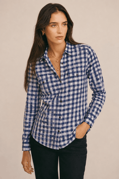 All Cotton Checked Shirt - Size: S/M