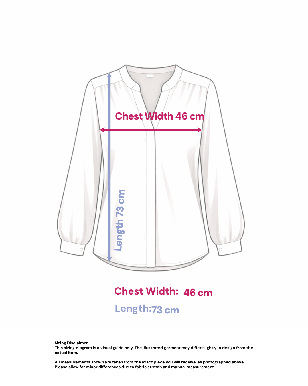 Cotton  Checkered Blouse in Violet- Size: S — measurements