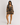 Leopard Print Wrap Dress - Size: S/M