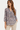 Pure Silk Blouse with Blooming Design- Size: M/L
