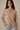 Romantic Floral Blouse in Tan Base- Size: M