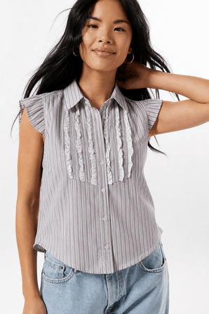 MaxMara weekend Shirt  Blouse with Frills- Size: M