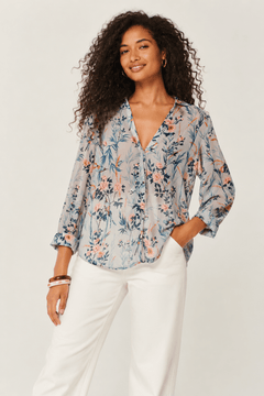 ♦︎ Botanical Floral Blouse - Size: S/M