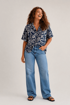 Cotton Hawaiian Aloha Shirt- Size: XL