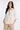 White Blouse with Black Trim - Size: M/L