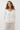 Crisp White V-Neck Blouse in Viscose- Size: S/M